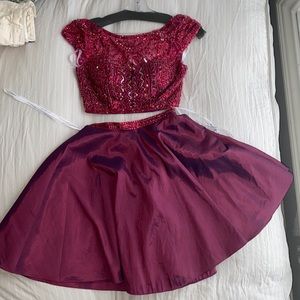 Sherri Hill Two Piece Sequin Short dress! Size 0